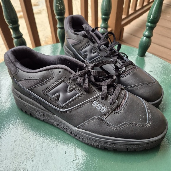 New Balance Other - New Balance 550 Shoe Mens 10 Black Work Casual Streetwear Sneaker Minimalist 90s
